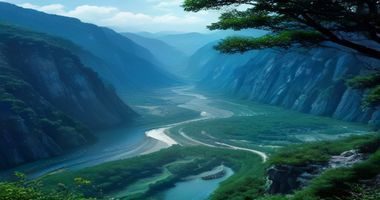 澳门威尼斯人运河景观套房宽阔客厅，弧形沙发面向落地窗，窗外是室内运河贡多拉游船的绝美景色